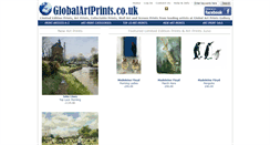 Desktop Screenshot of globalartprints.co.uk
